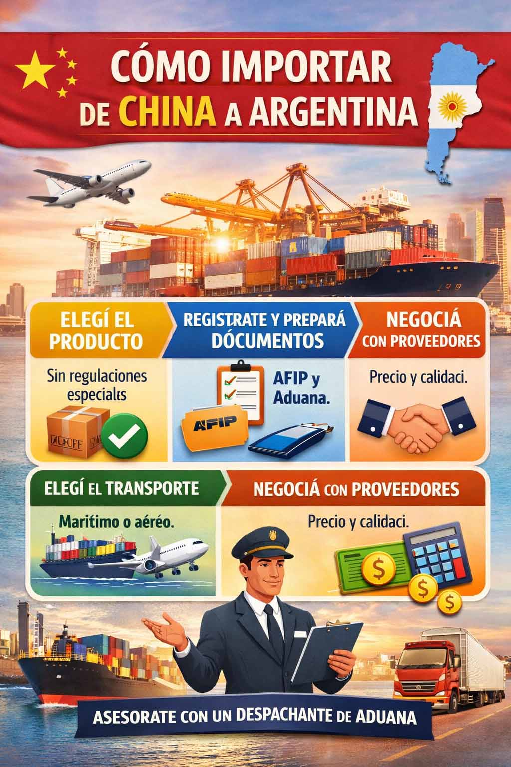 ¿Cómo importar en Argentina? Guía completa y actualizada para empresas y emprendedores